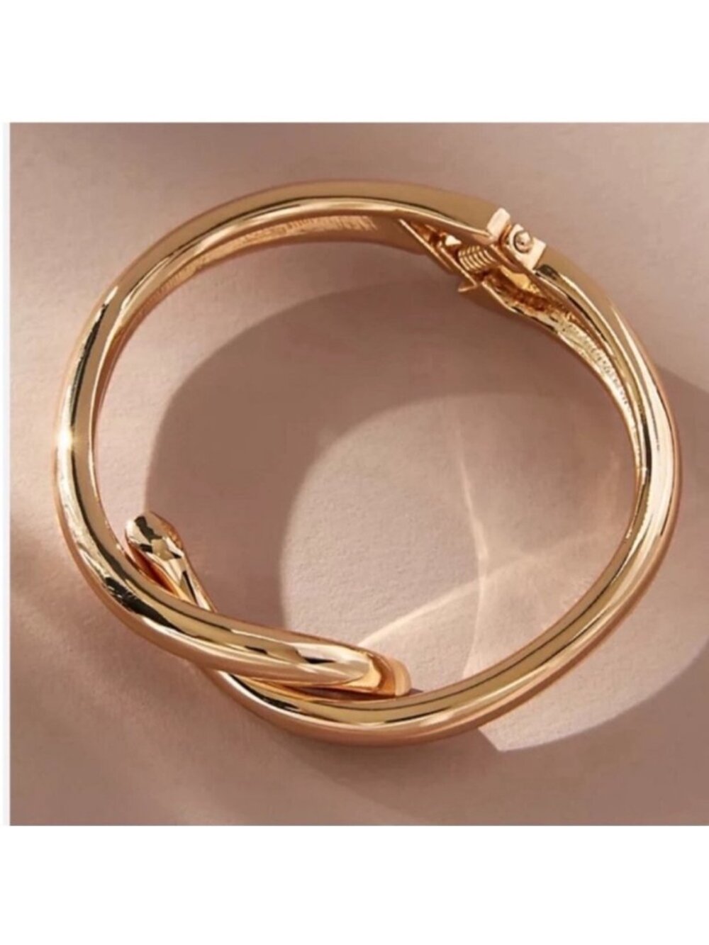 New! Classic Gold Twist Cuff Bracelet NWOT
